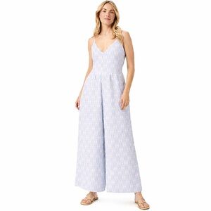 NWT Splendid Ikat Blue Jumpsuit